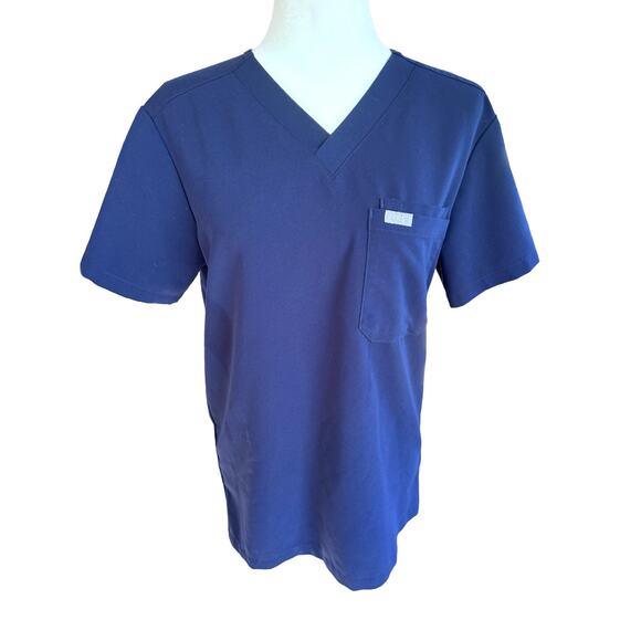 Figs Top Scubs‎ Dark Blue Technical Collection Short Sleeve Size XS - Picture 1 of 11